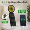 Powerbank 10000 mAh, mit tragbaren Ventilator, Saugnapf, 3 Produktbild-Vorschau 5