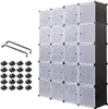 Mondeer Armoire à vêtements 20 cubes en plastique Système Voir les images du produit 1