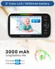 Monitor para bebés AIORBER con cámara, pantalla de 5 Vista previa de la imagen del producto 5