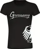 multifanshop Damen T-Shirt - Germany - Adler seitlich, Produktbild-Vorschau 1
