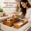 Set di organizer da cucina Dima, 2 pezzi, bambù Anteprima dell’immagine prodotto 8