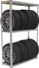 Reifenregal für 8 Räder 180x120x40 cm 795 kg Reifenständer Produktbild-Vorschau 2