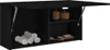 vidaXL Bad-Wandschrank Schwarz 80x25x40 cm Holzwerkstoff Produktbild-Vorschau 4