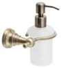 Sapho DIAMOND zeepdispenser, 200 ml, melkglas, brons Productafbeelding-voorbeeld 2