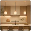ZMH Pendelleuchte Holz Esstischlampe 1 Flammig Vintage Produktbild-Vorschau 6