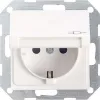 GIRA 0454203, CEE 7/3, Weiß, IP44, 250 V, 16 A Produktbild-Vorschau 1