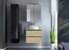 Badezimmer-Wandschrank unter Waschbecken 60x50x46cm Eiche Produktbild-Vorschau 5