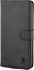 A black flip case for a smartphone, shown closed. Produktbild-Vorschau