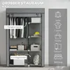 Stoffkleiderschrank mit Kleiderstange und 6 Regalböden, Produktbild-Vorschau 6