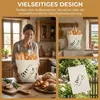 Leinen-Brotbeutel 2er Set, 40x30 cm, wiederverwendbar, Produktbild-Vorschau 4