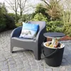 Fotel ogrodowy plastikowy Toomax PETRA ARMCHAIR sztaplowany Podgląd zdjęcia produktu 13