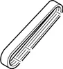 Makita 225042-5 Cinghia dentata 6-304 per 1805B/1806B Anteprima dell’immagine prodotto 2