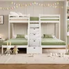 Letto a castello Flieks 90x200cm per 3 bambini, letto a Anteprima dell’immagine prodotto 1