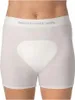 A person wearing white incontinence pants with a white pad. Produktbild-Vorschau