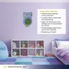 TFA 60.3052.06    blau/grün Lucy Kinder-Pendeluhr  Eule Produktbild-Vorschau 3