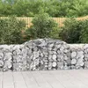 Gabionen mit Hochbogen 15 Stk. 300x50x80/100cm Verzinktes Produktbild-Vorschau 2