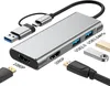 INF Station d'accueil USB 3.0 et Type-C vers double HDMI Voir les images du produit 3
