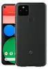 A black phone case is shown on a white background, with a phone partially visible on the left. Produktbild-Vorschau