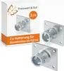 2x Halterung für Abstellstütze 115x100mm Ø 51 mm 620g und Produktbild-Vorschau 1