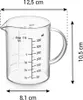 Messbecher aus Glas DELÍCIA 0,35 l Produktbild-Vorschau 4