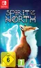 The cover art for the Nintendo Switch game 'Spirit of the North', featuring a fox and a spirit wolf against a starry night sky. Produktbild-Vorschau