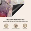 KitchenYeah© Herdabdeckplatte Marmor - Rot - Lila - Gold , Produktbild-Vorschau 5