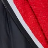 Detailansicht des Innenfutters der Berghaus Mtnguide Hyperalphashelljacke; rot und strukturiert. Produktbild-Vorschau