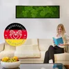 Moosbild DIY Set - Do It Yourself Wandbild (Schwarz 60x30 Produktbild-Vorschau 2