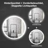 LED-Badezimmerspiegel mit Antibeschlag, 60 cm, Produktbild-Vorschau 1