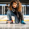 NIJDAM Gleitschuh Eisläufer für Kinder • verstellbare Größe 24-34