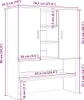Waschmaschinenschrank Schwarz Eichen-Optik 70,5x25,5x90 cm, Produktbild-Vorschau 11