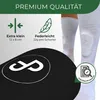 JDP Mini Schienbeinschoner Fußball 12 x 8 cm, Schwarz, Produktbild-Vorschau 3