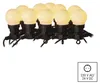 LED světelný řetěz – 10x párty žárovky mléčné, 5 m, venkovní i vnitřní, teplá bílá Náhled obrázku produktu