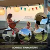 Outsunny Sonnensegel Wohnwagen 1,6 x 2,5m ausziehbare Auto Produktbild-Vorschau 4