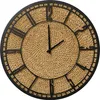 Dekorative Metallwanduhr groß 50 cm Produktbild-Vorschau 2