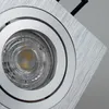 Spot de plafond encastré CERI 1 SQ SILVER carré coupe Voir les images du produit 8
