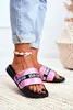Damen Big Star Rosa Holo Flip Flops GG274A008 41 Produktbild-Vorschau 2