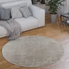 Tapis rond Salon Modernes Moelleux Lavable Unicolore Voir les images du produit 1