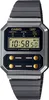 Uni-Uhr Casio F100 - GUN METAL / GOLD Schwarz Produktbild-Vorschau 1