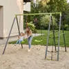 Kinderschaukel Set Deluxe mit Kletternetz und Leiter – Produktbild-Vorschau 11