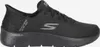 A black Skechers Go Walk sneaker shown from the side. Produktbild-Vorschau
