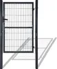 LZQ 150 x 100 cm Zahradní brána Zahradní brána antracitová Náhled obrázku produktu 1