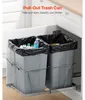 SucceBuy Wyciągane kosze na śmieci (35 Qt + 35 Qt) do Podgląd zdjęcia produktu 2