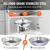 VEVOR 2 pcs. Chafing Dish Profi Set Récipient chauffant Voir les images du produit 3