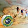 Spardose mit Brasilien-Flagge im Used Look - Sparschwein Produktbild-Vorschau 6