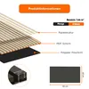IZODEKOR Akustikpaneele 120x60 cm Dunkelholz 2er Set Produktbild-Vorschau 4
