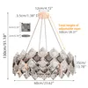 Lustre en cristal LED Vrygle 60 cm doré, luminaire de Voir les images du produit 11