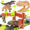 Rennbahn Dinosaurier Auto Rennbahn Rennstrecke Dino Park Produktbild-Vorschau 3