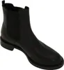 A black leather Chelsea boot is shown against a white background. Voir les images du produit