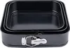 3er-Set TOPFANN quadratische Kuchenformen 24/26/28 cm Produktbild-Vorschau 1